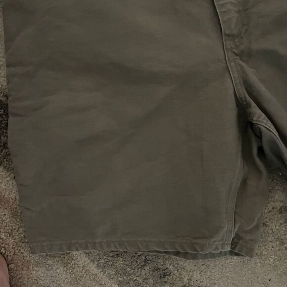 Carhartt Men's Sz 42 khaki Cargo Carpenter‎ Shorts Durable thick 100% Cotton - Picture 6 of 7